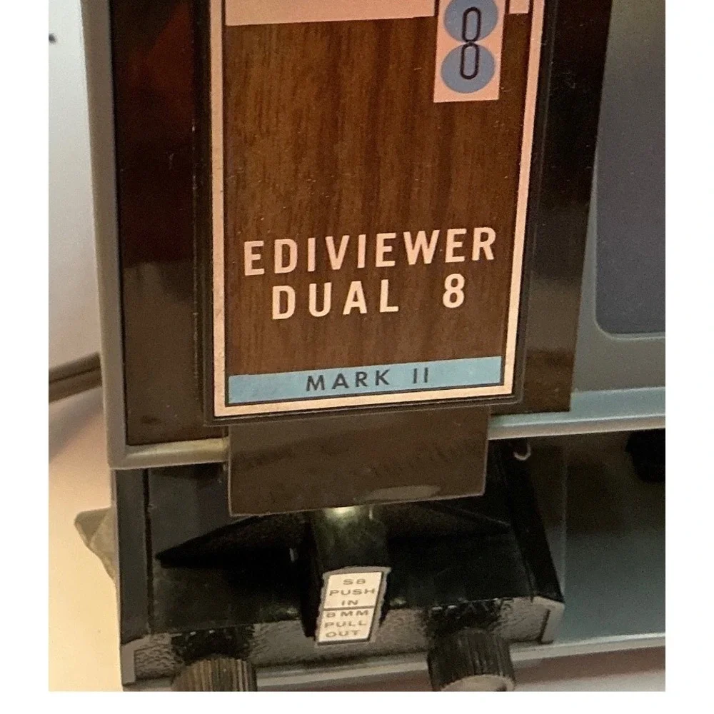 Baia Vintage Ediviewer II Dual 8 Mark II Movie Film Editor Super 8 Regular 8mm